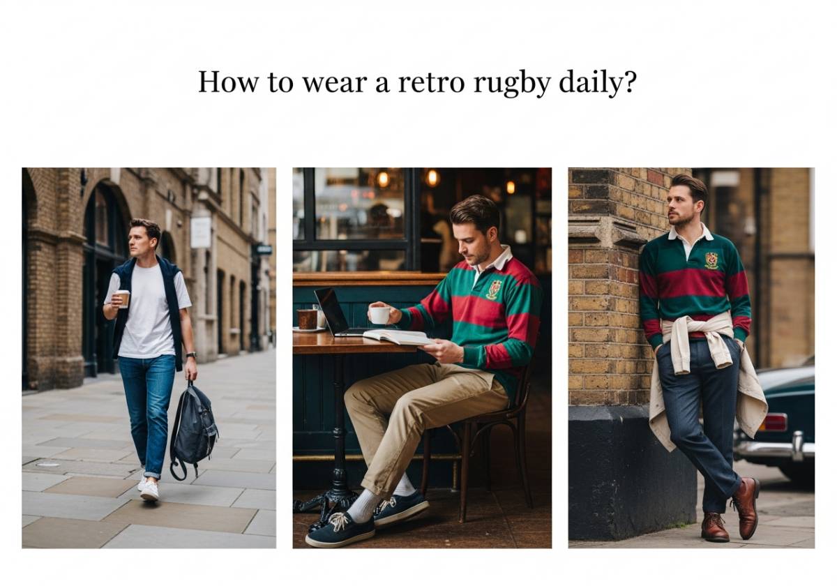 comment porter le maillot de rugby retro au quotidien